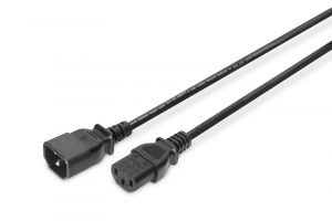 Digitus Power Cord extension cable C13 - C14, AK-440201-018-S Black