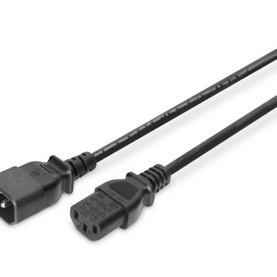 Digitus Power Cord extension cable C13 - C14, AK-440201-018-S Black