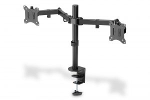 Digitus Desk Mount Swivel, Height adjustment 15-32 " Maximum weight (capacity) 8 kg Black