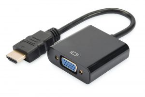 Digitus HDMI to VGA converter adapter DA-70461 Black