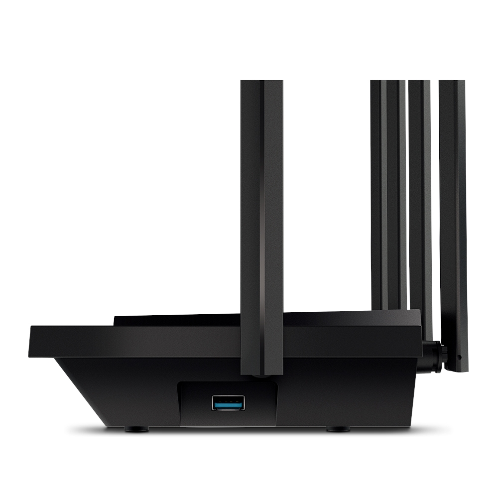 TP-LINK Dual-Band Wi-Fi 6 Router Archer AX72 802.11ax 10/100 Mbit/s Ethernet LAN (RJ-45) ports 3 Mesh Support No MU-MiMO No No mobile broadband Antenna type 4x fixed external - Image 3