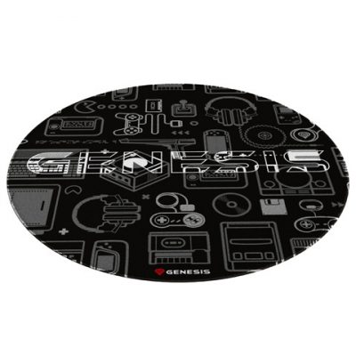 Genesis Protective Floor Mat Tellur 300 Round Gear Floor Mat Polyester Multicolor