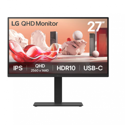 LG 27BA75QB-B 27 " IPS 16:9 100 Hz 5 ms 2560 x 1440 pixels 280 cd/m² HDMI ports quantity 1 Black