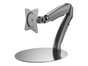 Digitus Desk Mount Universal LED/LCD Monitor Stand with Gas Spring Tilt, swivel, height adjustment, rotate Black