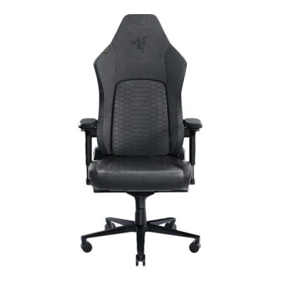 Razer Gaming Chair with Lumbar Support Iskur V2 EPU Leather, Aluminium Black