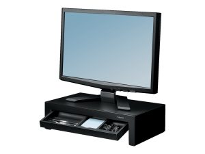Fellowes Designer Suites Monitor Riser Height adjustment Black