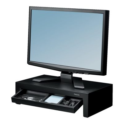 Fellowes Designer Suites Monitor Riser Height adjustment Black