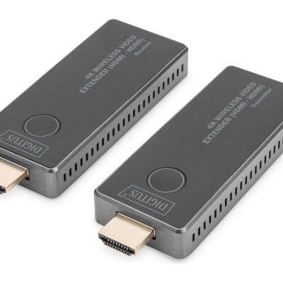 Digitus 4K Wireless Video Extender, 30 m (HDMI - HDMI) DS-55323 Black/Silver