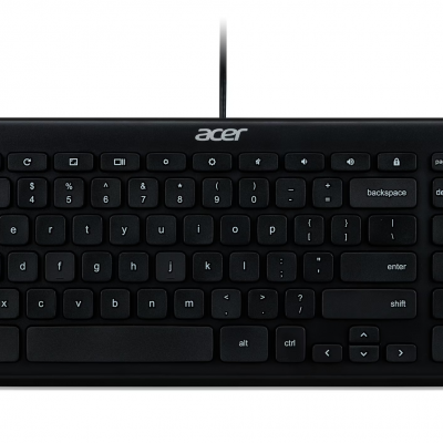 Acer AKW900 Keyboard Wired US International Black