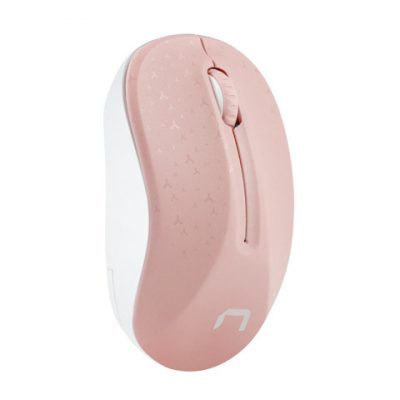 Natec Mouse, Toucan, Wireless, 1600 DPI, Optical, Pink-White Natec Mouse Optical Wireless Pink/White