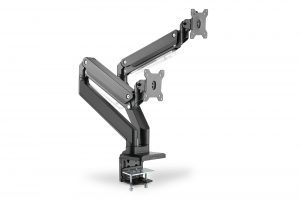 Digitus Desk Mount DA-90427 Adjustable Height, Rotate, Tilt, Swivel 15-35 " Maximum weight (capacity) 2x15 kg Black
