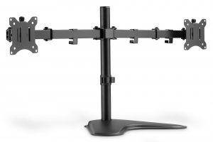Digitus Desk Mount DA-90401 Adjustable Height, Rotate, Swivel 15-32 " Maximum weight (capacity) 2x8 kg Black