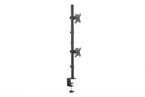Digitus Desk Mount DA-90438 Adjustable Height, Rotate, Tilt, Swivel 17-32 " Maximum weight (capacity) 2x8 kg Black
