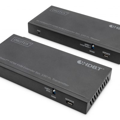 Digitus 4K HDBaseT HDMI KVM Extender Set, 150 m DS-55526