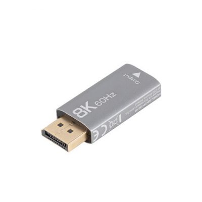 Lanberg Displayport (M) to HDMI (F) Adapter 8K, Silver AD-DP-HD-03