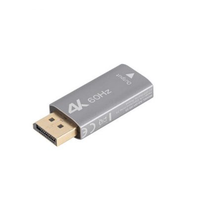 Lanberg Displayport (M) to HDMI (F) Adapter 4K, Silver AD-DP-HD-01