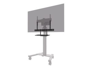 Neomounts Floor stand AV40-500BL Keyboard Shelf Kit Height adjustment 43-110 " Maximum weight (capacity) 2.5 kg Black