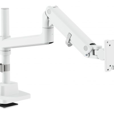 Digitus Desk Mount DA-90476 Single Monitor Mount Height, tilt, pivot, rotation, depth 57 " Maximum weight (capacity) 27 kg White