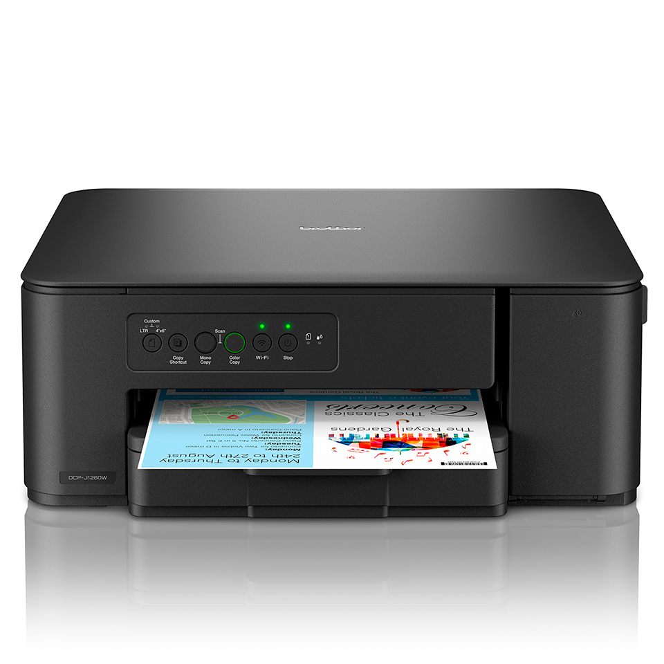Brother Multifunctional printer DCP-J1260W Inkjet Colour 3-in-1 A4 Wi-Fi Black