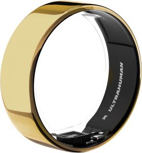 Ultrahuman Ring Air Bionic Gold Size 9 Smart Ring