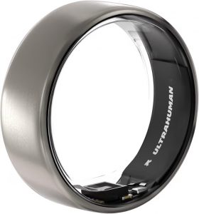 Ultrahuman Ring Air Raw Titanium Size 6 Smart Ring