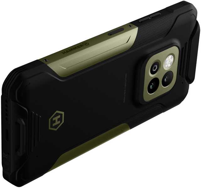 Hammer Construction 2 Green 6.58 " 1080 x 2408 pixels Mediatek Dimensity 6300 Internal RAM 6 GB 256 GB Dual SIM 3G 4G 5G Main camera resolution 50 MP Android 14 6500 mAh - Image 4