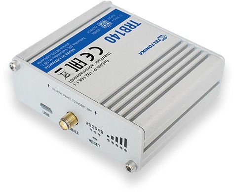 Teltonika LTE Router TRB140 No Wi-Fi 10/100/1000 Mbit/s Ethernet LAN (RJ-45) ports 1 Mesh Support No MU-MiMO No 2G/3G/4G Antenna type 1 x SMA for LTE 1 x Virtual network interface via micro USB 24 month(s) - Image 2