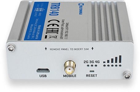Teltonika LTE Router TRB140 No Wi-Fi 10/100/1000 Mbit/s Ethernet LAN (RJ-45) ports 1 Mesh Support No MU-MiMO No 2G/3G/4G Antenna type 1 x SMA for LTE 1 x Virtual network interface via micro USB 24 month(s) - Image 4