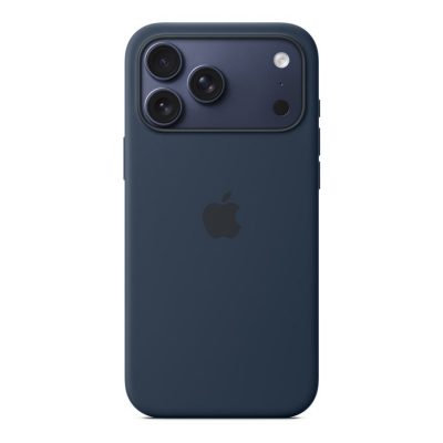 Apple iPhone 17 Pro Max Silicone Case with MagSafe – Midnight Apple