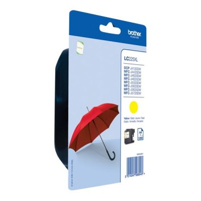 Brother LC225XLY Ink Cartridge Yellow