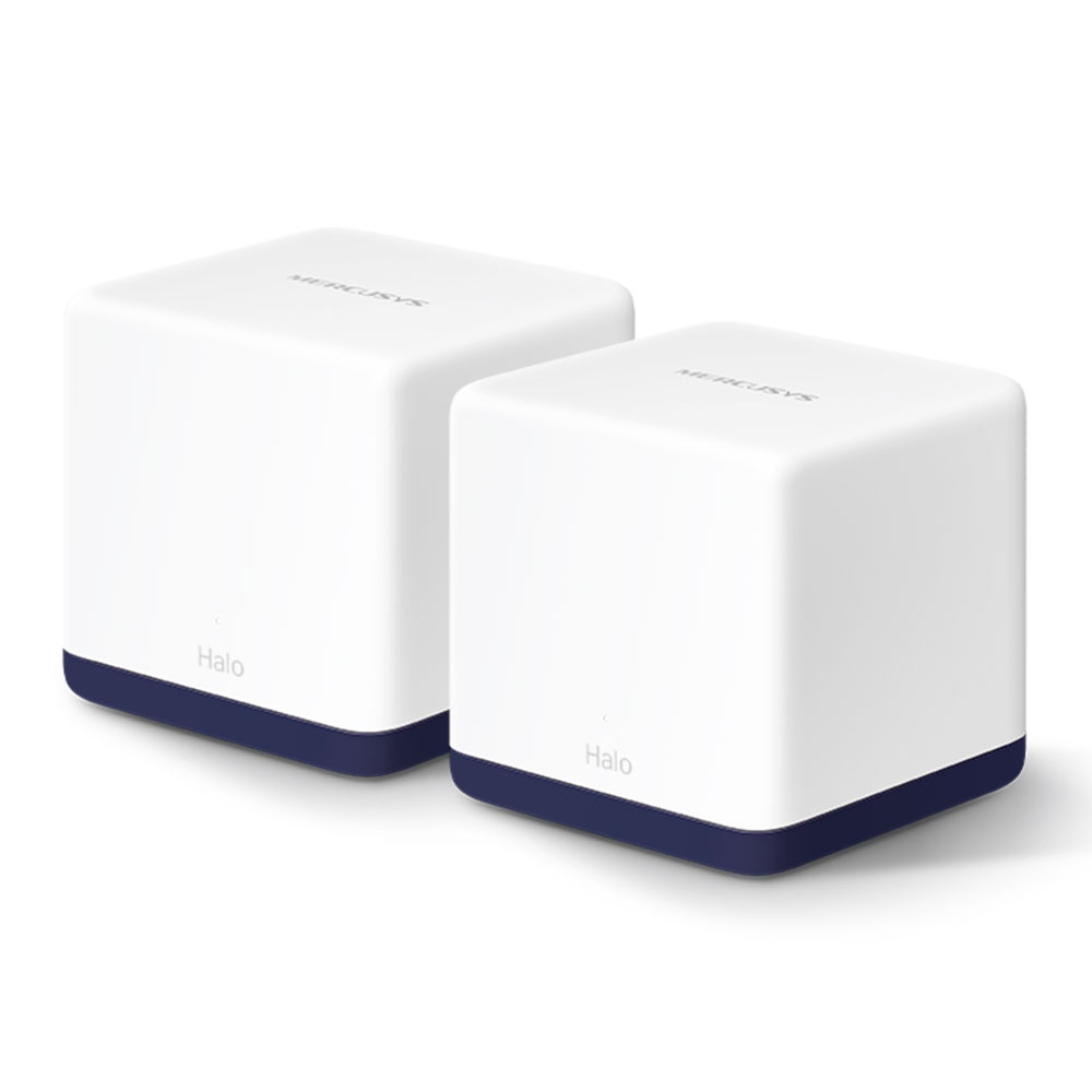 Mercusys AC1900 Whole Home Mesh Wi-Fi System Halo H50G (2-Pack) 802.11ac 600+1300 Mbit/s Ethernet LAN (RJ-45) ports 3 Mesh Support Yes MU-MiMO Yes No mobile broadband