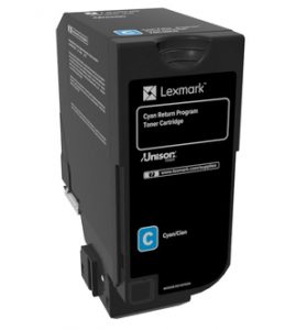 Lexmark Lexmark High Capacity Cyan Return Programme 84C2HC0 Toner Cartridge Lexmark Cyan