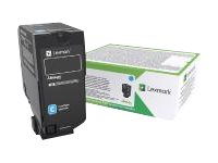 Lexmark Corporate 74C2SCE Laser Toner Cartridge Cyan