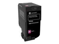 Lexmark Corporate 74C2SME Laser Toner Cartridge Magenta