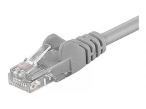 Goobay CAT 6 patch cable, U/UTP Grey RJ45 male (8P8C) RJ45 male (8P8C)