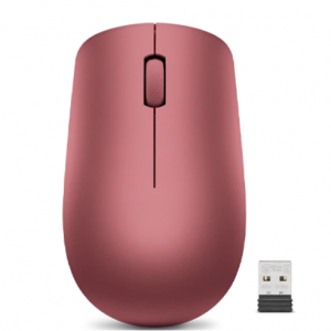 Lenovo Wireless Mouse 530 Wireless 2.4 GHz Wireless via Nano USB Cherry Red