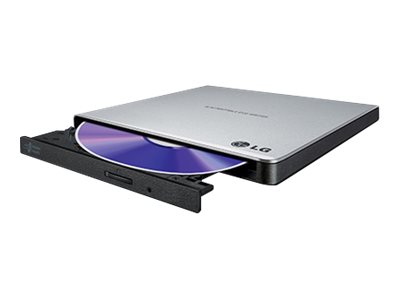 H.L Data Storage Ultra Slim Portable DVD-Writer GP57ES40 Interface USB 2.0 DVD±R/RW CD read speed 24 x CD write speed 24 x Silver Desktop/Notebook - Image 3