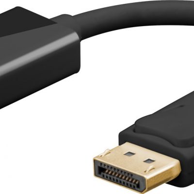 Goobay DisplayPort/HDMI Adapter Cable 67881 DisplayPort Male HDMI Female 0.1 m