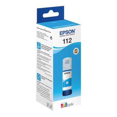 Epson 112 EcoTank Pigment C13T06C24A Ink Bottle Cyan