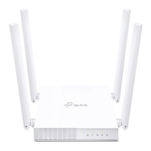 TP-LINK Dual Band Router Archer C24 802.11ac 300+433 Mbit/s 10/100 Mbit/s Ethernet LAN (RJ-45) ports 4 Mesh Support No MU-MiMO Yes No mobile broadband Antenna type 4xFixed
