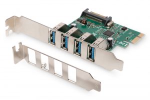 Digitus USB 3.0, 4 Port, PCI Express Add-On card 4 Ports A/F External, VL805 chipset DS-30221-1