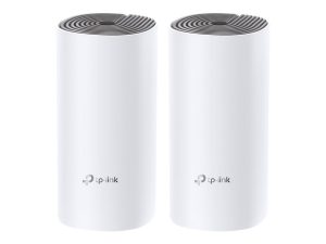 TP-LINK C1200 Whole Home Mesh Wi-Fi System Deco E4 (2-pack) 802.11ac 867+300 Mbit/s 10/100 Mbit/s Ethernet LAN (RJ-45) ports 2 Mesh Support Yes MU-MiMO Yes No mobile broadband Antenna type 2xInternal
