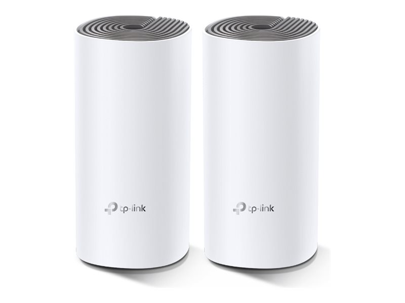 TP-LINK C1200 Whole Home Mesh Wi-Fi System Deco E4 (2-pack) 802.11ac 867+300 Mbit/s 10/100 Mbit/s Ethernet LAN (RJ-45) ports 2 Mesh Support Yes MU-MiMO Yes No mobile broadband Antenna type 2xInternal - Image 2