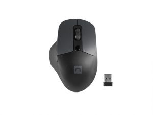 Natec Mouse, BlackBird 2, Silent, Wireless, 1600 DPI, Optical, Black Natec Mouse Optical Wireless Black/Gray