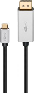 Goobay USB-C to DisplayPort Adapter Cable 60176 Type-C DisplayPort USB-C to DisplayPort 2 m
