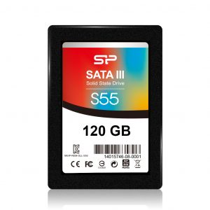 Silicon Power Slim S55 120 GB Solid-state drive interface SATA Read speed 550 MB/s Write speed 420 MB/s