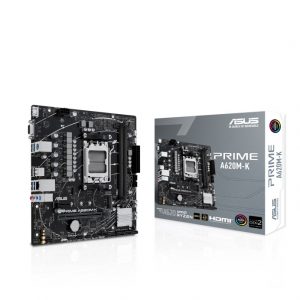 Asus PRIME A620M-K Processor family AMD Processor socket AM5 DDR5 DIMM Memory slots 2 Supported hard disk drive interfaces SATA, M.2 Number of SATA connectors 4 Chipset AMD A620 micro-ATX