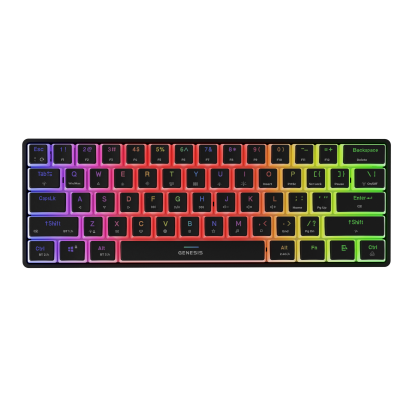 Genesis THOR 660 G2 Gaming keyboard Wireless/Wired US Tactile Black