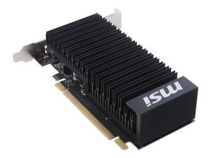 MSI GeForce GT 1030 2GHD4 LP OC NVIDIA 2 GB GeForce GT 1030 DDR4 HDMI ports quantity 1 PCI Express 3.0 x16 (uses x4) Memory clock speed 2100 MHz