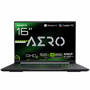 Gigabyte AERO X16 Gaming 1VH Space Gray 16 " IPS WQXGA IPS pixels 165 Hz Anti-glare AMD Ryzen Al 7 350 16 GB SO-DIMM DDR5 Solid-state drive capacity 1000 GB NVIDIA GeForce RTX 5060 GDDR7 8 GB Windows 11 Home 802.11ax Bluetooth version 5.2 Keyboard language US international Keyboard backlit Warranty 24 month(s) Battery warranty 12 month(s)